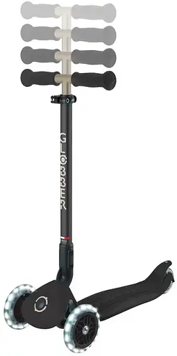 Самокат Globber Go Up Deluxe Lights 5 в 1 колеса з підсвіткою чорний (646-720-2) - фото 6