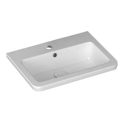 Тумба з умивальником Volle Solo 60 см Білий 1910.326007 - фото 4