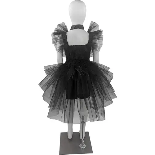 Платье Вэнздей ( Уэнздей) Аддамс на балу детское - фото 3