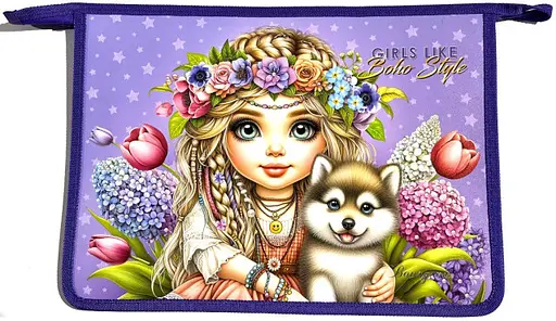 Папка на блискавці, А4+, P0246