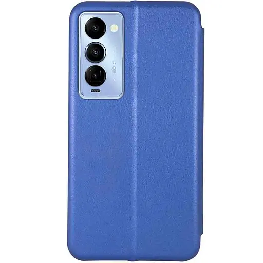 Шкіряний чохол-книжка Classy для TECNO Camon 18 / 18P Синій - фото 2