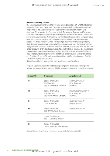 Zertifikat B1 - Prufungsziele, Testbeschreibung: Deutschprüfung für Jugendliche und Erwachsene. Deutsch als Fremdsprache - фото 8