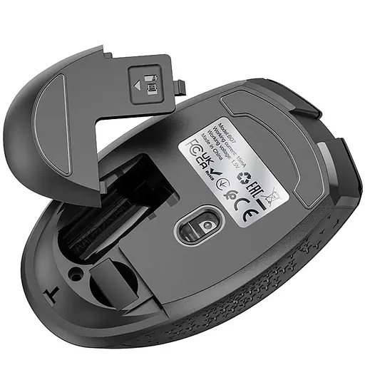 Миша Borofone BG7 Platinum 2.4G Black - фото 3