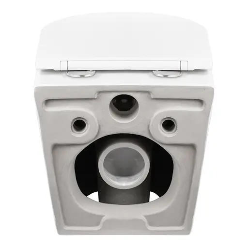 Унитаз подвесной Qtap Robin безободковый с сидением Slim Soft Close QT1333046ENRW, Белый - фото 5