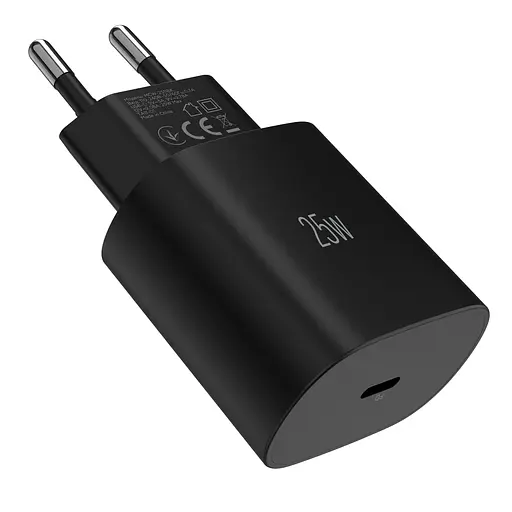 Зарядний пристрій мережевий MAKE 25W GaN3 Mini Type-C PD3.0 Black - фото 7