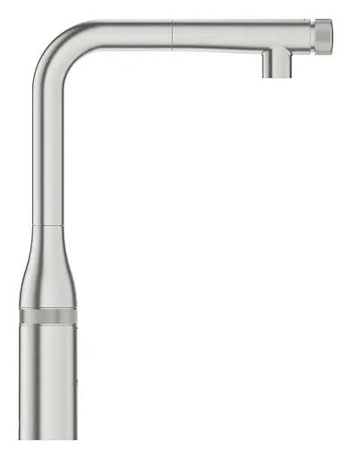 Змішувач для кухні з висувним виливом Grohe Essence Smartcontrol 31615DC0, Нержавіюча сталь - фото 5