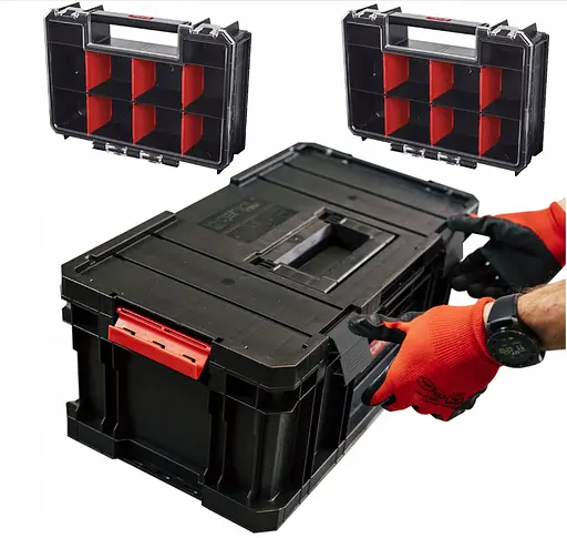 Ящик с 2 органайзерами MULTI Qbrick System TWO TOOLBOX PLUS (5901238251606) - фото 1