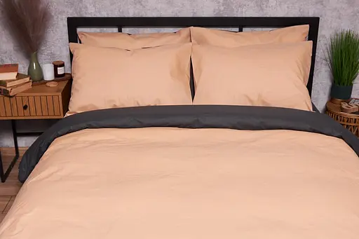 Комплект постільної білизни Moon&Star Бязь Gold Люкс Gray Cream Дитячий 110x140 см наволочки 2x40x60 см - фото 3