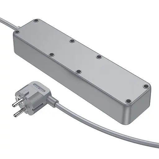 Подовжувач Borofone BAC9 Power PD20W (3USB-A/1C/3xSocket) (2m) White - фото 5