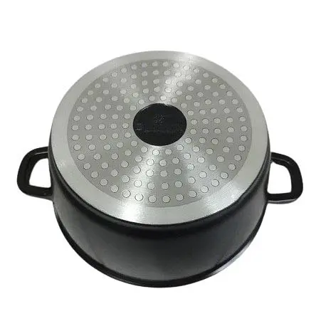 Набор кастрюль со сковородой и сотейником Bohmann BH-6018 MRB с индукционным дном 8 предметов - фото 5