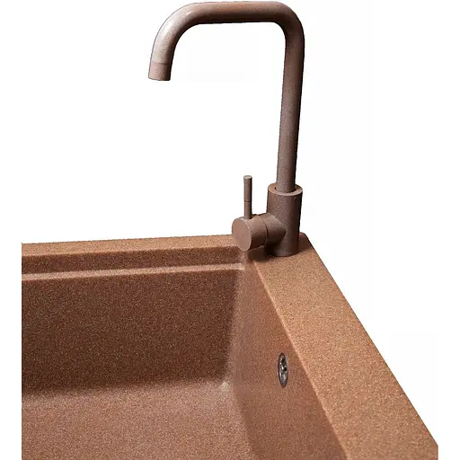 Кухонна мийка Romzha Patrat 78 Teracota (701) - фото 2