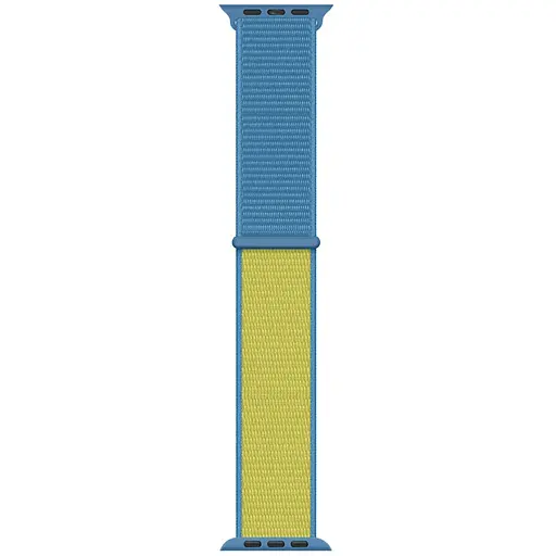 Ремешок Nylon для Apple Watch 38/40/41/42mm(ser.10) Blue / Yellow