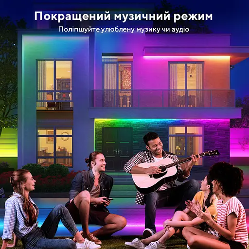 Светодиодная лента Govee Phantasy Outdoor LED RGBIC Strip Lights 10м Белый (H61723D1) - фото 5