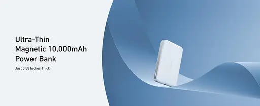 Павербанк Anker MagGo A1664 Ultra Slim магнитный с беспроводной зарядкой белый 10000 mAh - фото 6