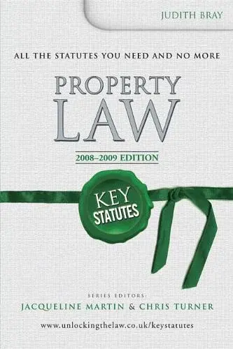 Key Statutes. Property Law