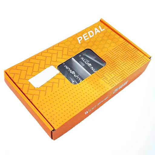 Педали велосипедные алюминиевые West Biking YP0802083 на промподшипниках Черный (G0000968) - фото 4