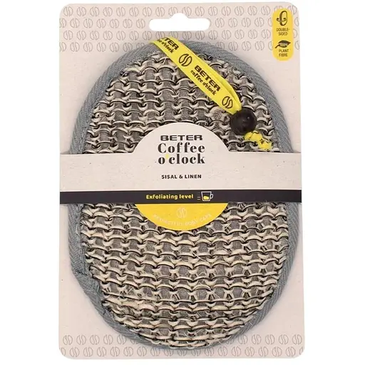 Мочалка для душу Beter Coffee O'clock з сизалю  - фото 1