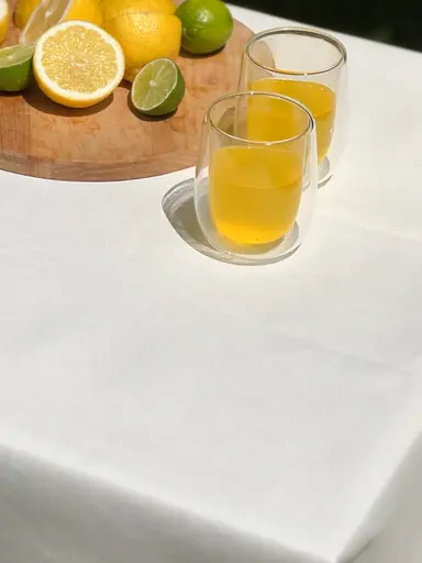 Водоотталкивающая cкатерть Ваниль однотон 400х180 см - фото 9