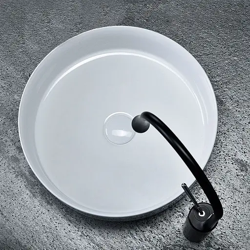 Умивальник Rea Elma накладний білий REA-U8493, Білий - фото 3