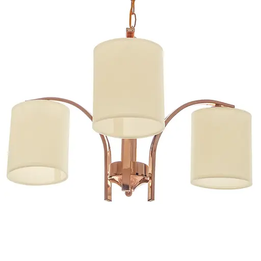 Люстра подвесная Brille с абажуром E27 60W G (BKL-655S/3) - фото 3