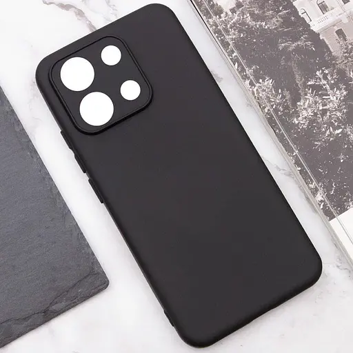 Чохол Lakshmi Silicone Cover Full Camera (AA) для Xiaomi Poco X6 Pro Чорний / Black - фото 3