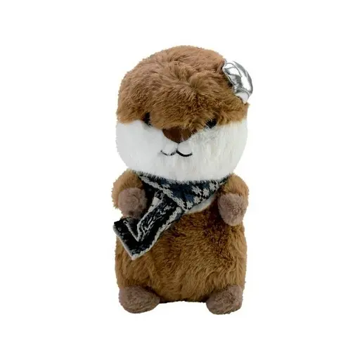 Дитяча м'яка іграшка "Видреня" Bambi C8501 з мушлею, розмір 28 см - фото 1