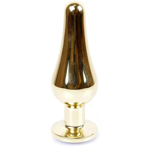 Анальна пробка Boss Of Toys Boss Series - Jewellery Gold Butt Plug Black, BS6400065, Золотий / Чорний - фото 7