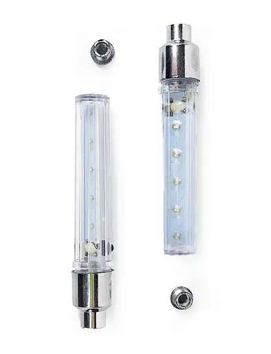 Велосипедний ліхтар на ніпель AV (Schrader) 5 Led 5 режимів 3 LR1130 3 кольори (G0000891) - фото 2