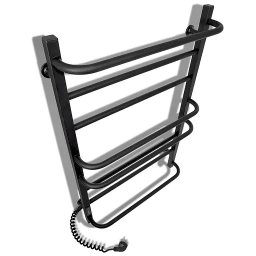 Електрична рушникосушарка Laris Зебра Комфорт ЧФЧ8 500x800 Е ліва R3 73207642, Чорний матовий, Ліве, Електронний - фото 3