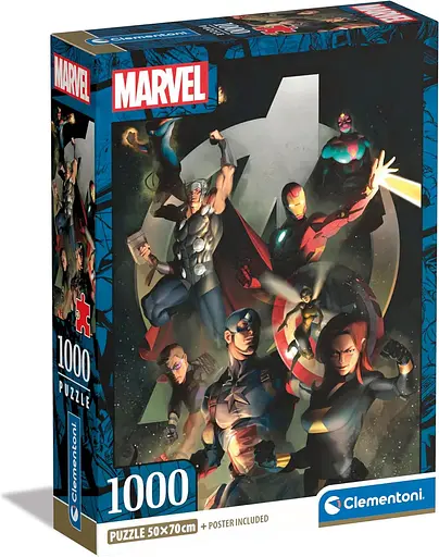 Пазл Marvel The Avengers Супергерої Марвел Месники - 1000 шт. Clementoni 39809