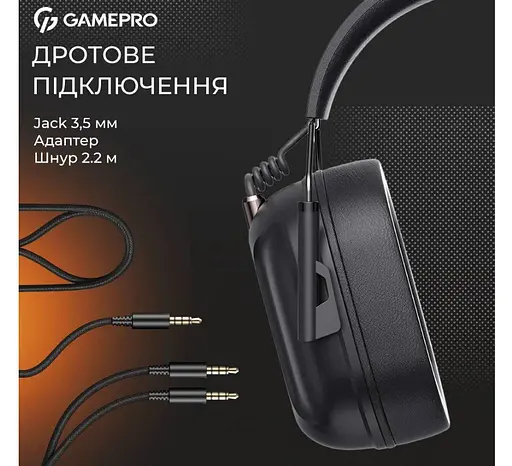 Игровые наушники GamePro HS-1350-B Genesis Hunter Black - фото 9
