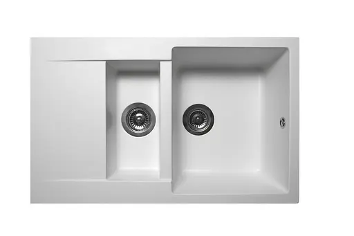 Кухонная мойка гранитная Miraggio LaPas white 786x489x203 00207802, Белый - фото 1