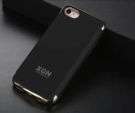 Чехол-аккумулятор XON PowerCase для iPhone 6/6S/7/8 3500 mAh Черный/Золотой (PCBS1108135G 1257) - фото 6