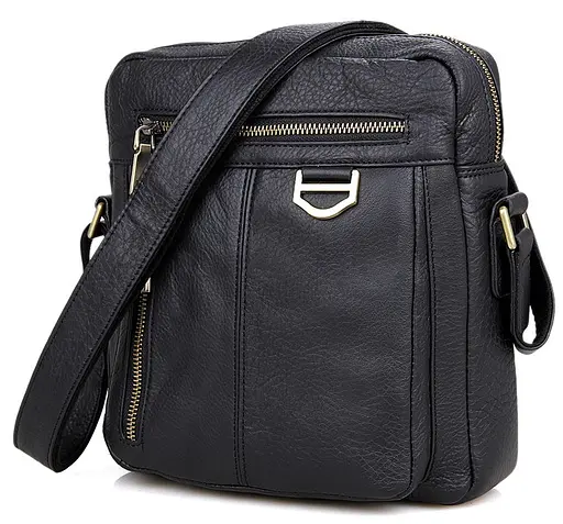 Чоловіча шкіряна сумка Vintage 23х26х7 см sum0012415 - фото 1