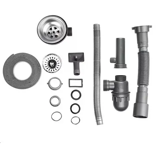 Кухонна мийка 770x500x160 мм + сифон Wezer 7750(06) Deсor, Decor - фото 6