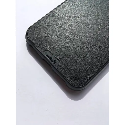 Оригинальный кожаный противоударный чехол Mous для Apple iPhone XS Max MOUS Limitless Leather Case Black - фото 10