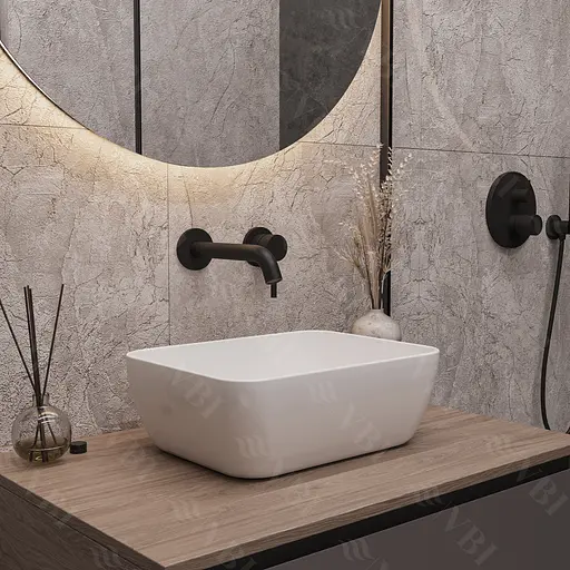 Умивальник VBI Palermo S white накладний VBI-012301, Білий - фото 5