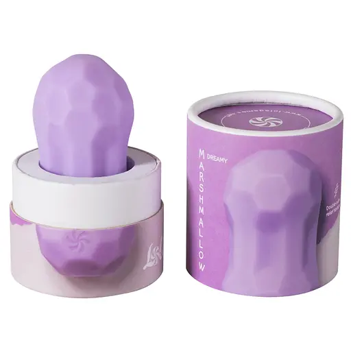 Двосторонній мастурбатор Lola games Marshmallow Dreamy бузковий - фото 4