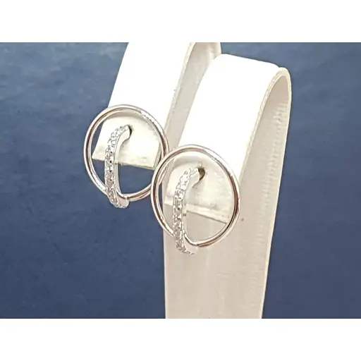 Срібні пуссети Dear з фіанітами. 3364.1 - фото 3