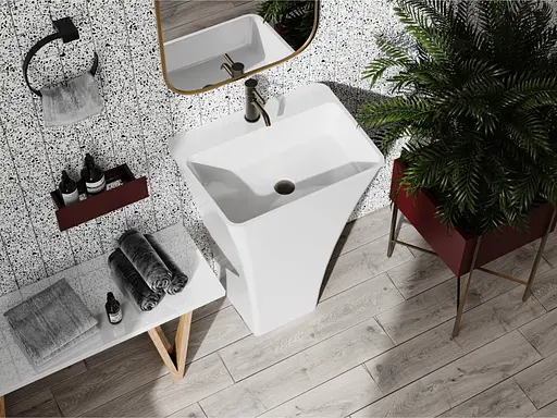 Умивальник Miraggio Sun глянсовий 0002390, Білий - фото 5