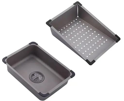 Кухонная мойка Kroner KRP Schwarze - SET7545NG PVD (3.0/0.8 мм) (CV033806) - фото 12