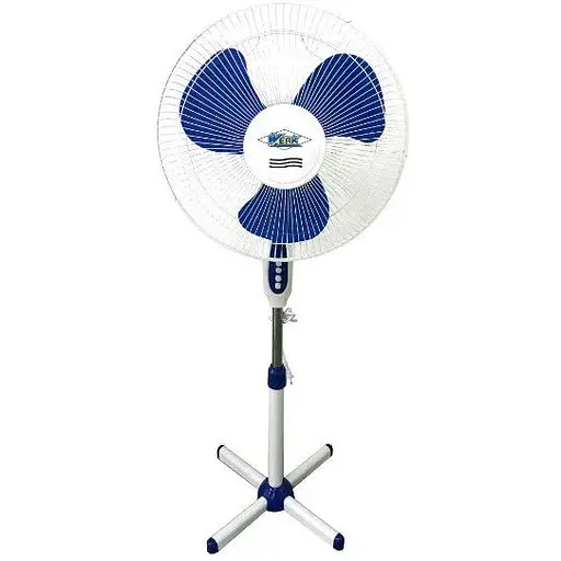 Напольный поворотный электрический вентилятор Werk WFS-1622 с подсветкой 40 Вт - фото 1