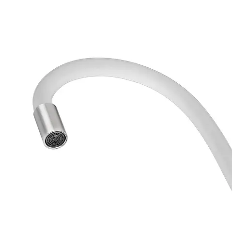 Змішувач для кухні Armata SUS-011 white з силіконовим виливом CH6562 Нержавіюча сталь - фото 2