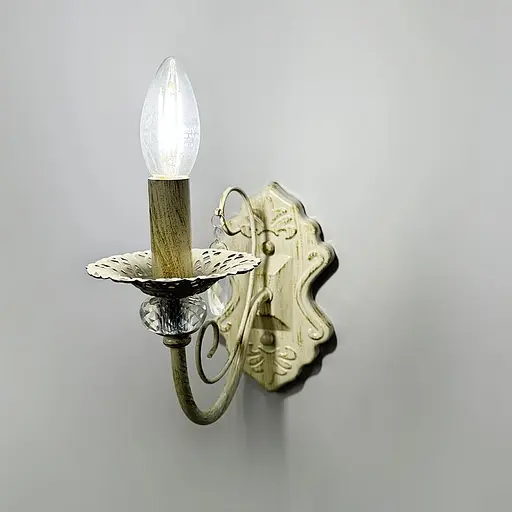 Бра-свічка Line F у білому корпусі 23х11 см Арт. 6091/1 A  - фото 3