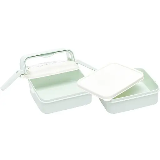 Контейнер для їжі подвійний "The one and only" Bambi 6301(Grey) - фото 1