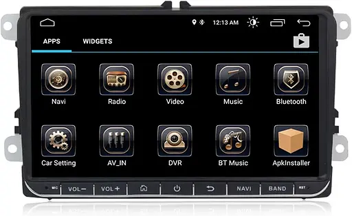 Стереосистема Android 10 9" для Volkswagen VW Passat Golf MK5 Jetta Tiguan T5 Skoda Seat GPS - фото 3