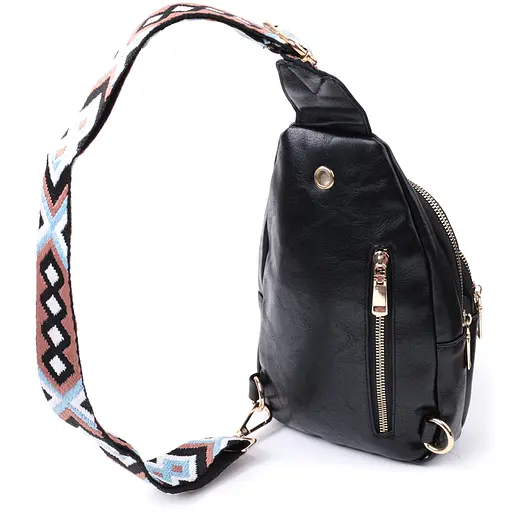 Сумка Vintage небольшого размера с одной лямкой через плечо из гладкой экокожи 16х25х6.5 см sum0026939 - фото 2