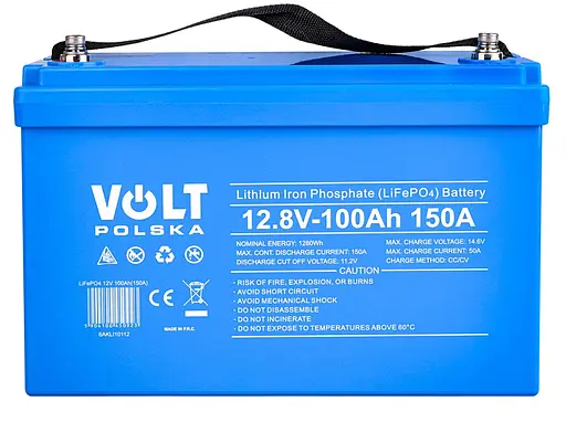 Акумуляторна батарея Volt Polska LiFePO4 12.8 V 100 Ah 150 А + BMS + Bluetooth - фото 7