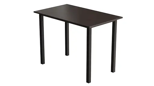 Стіл універсальний Knap Ferrum-decor 750x1200x700 Чорний метал ДСП Венге Магія 16 мм (FRD-106372) - фото 4