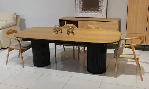 Стол раскладной  Tommy 2200/3000x1000x780 дуб - фото 7